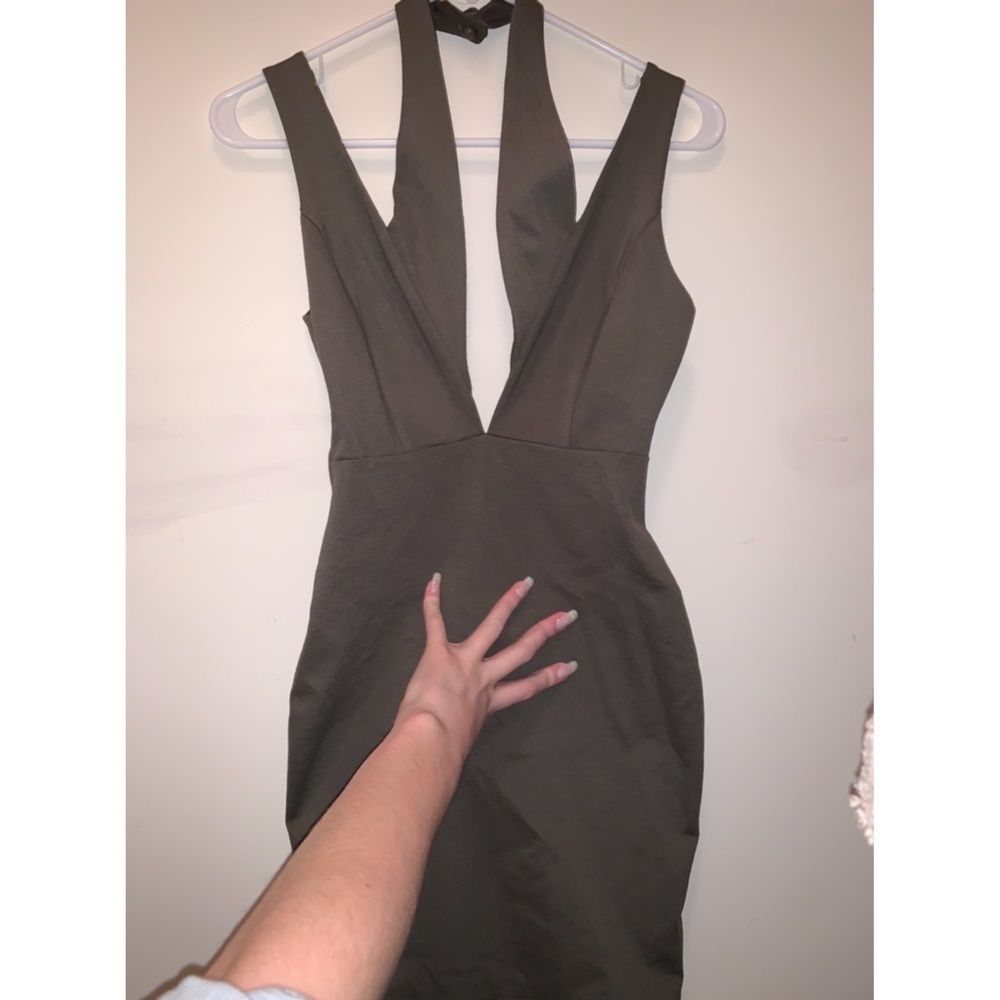 Tiger mist green mini dress